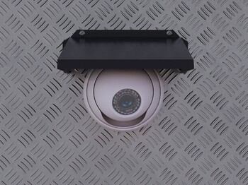 Защитный козырек для видеокамеры чёрный 150 x 150 мм (ЗСК 508)