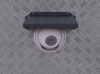 Защитный козырек для видеокамеры серый 150 x 150 мм (ЗСК 508)