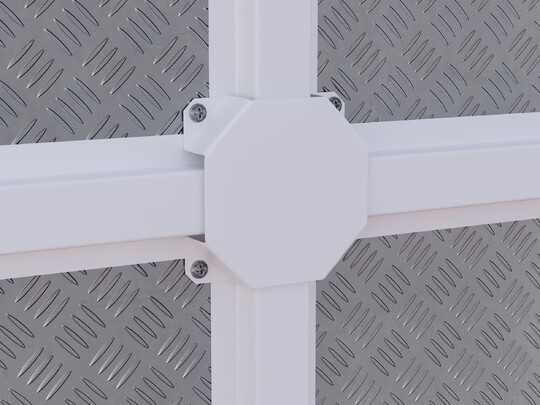 X-образная накладка для кабель-канала (ЗСК 504)