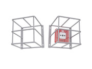 Защитный кожух для ИПР c открывающейся крышкой белый (ЗСК 109)